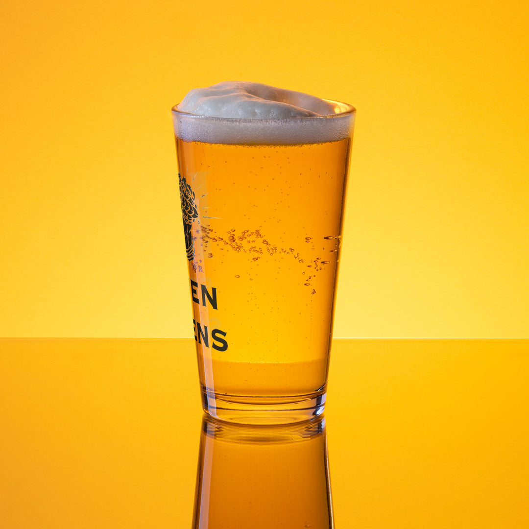 Black - I Hop pint glass